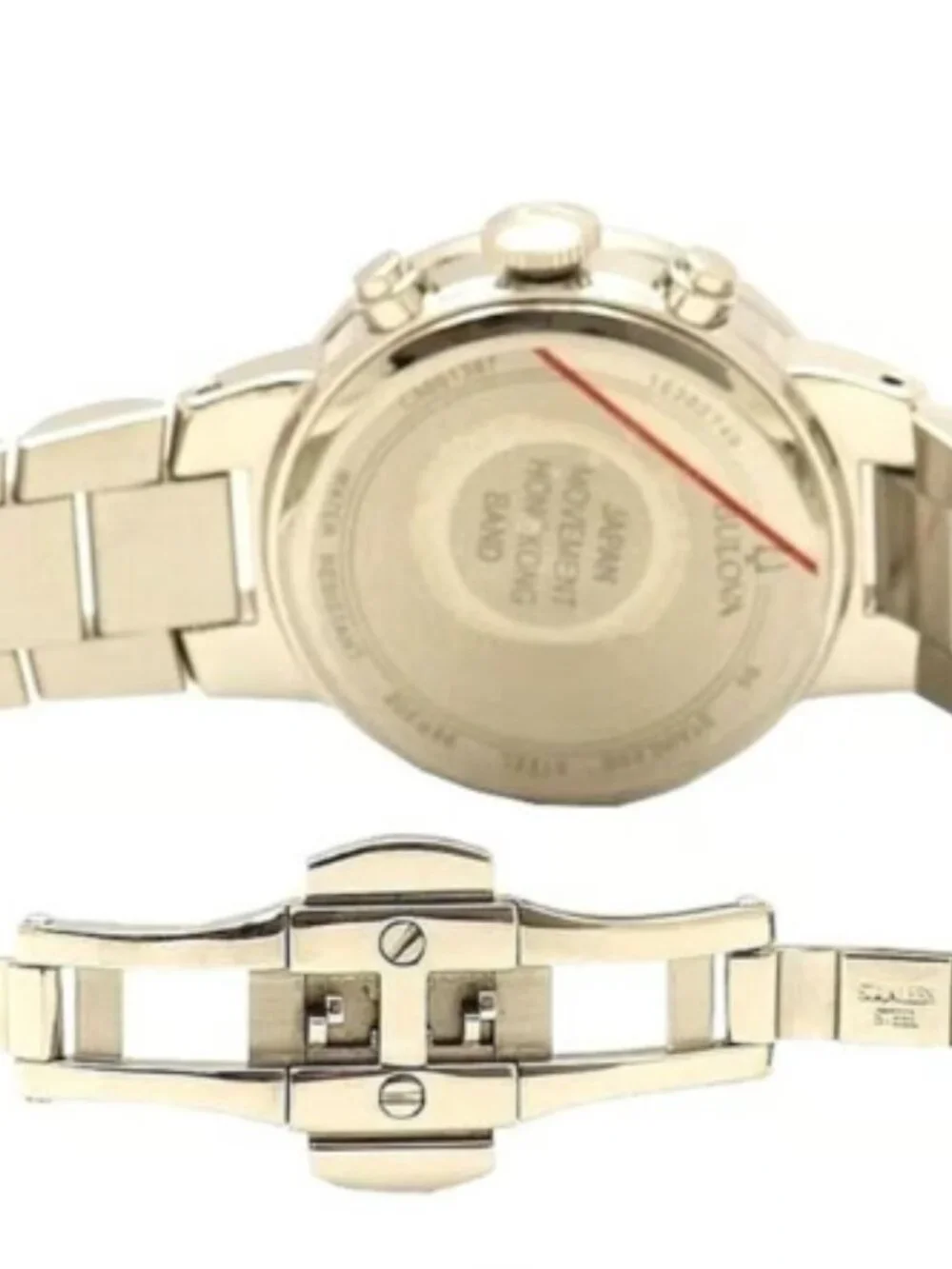 Bulova Maiden Lane Chronograph Women's Watch, Genuine Diamonds, MOP Dial, 96R202